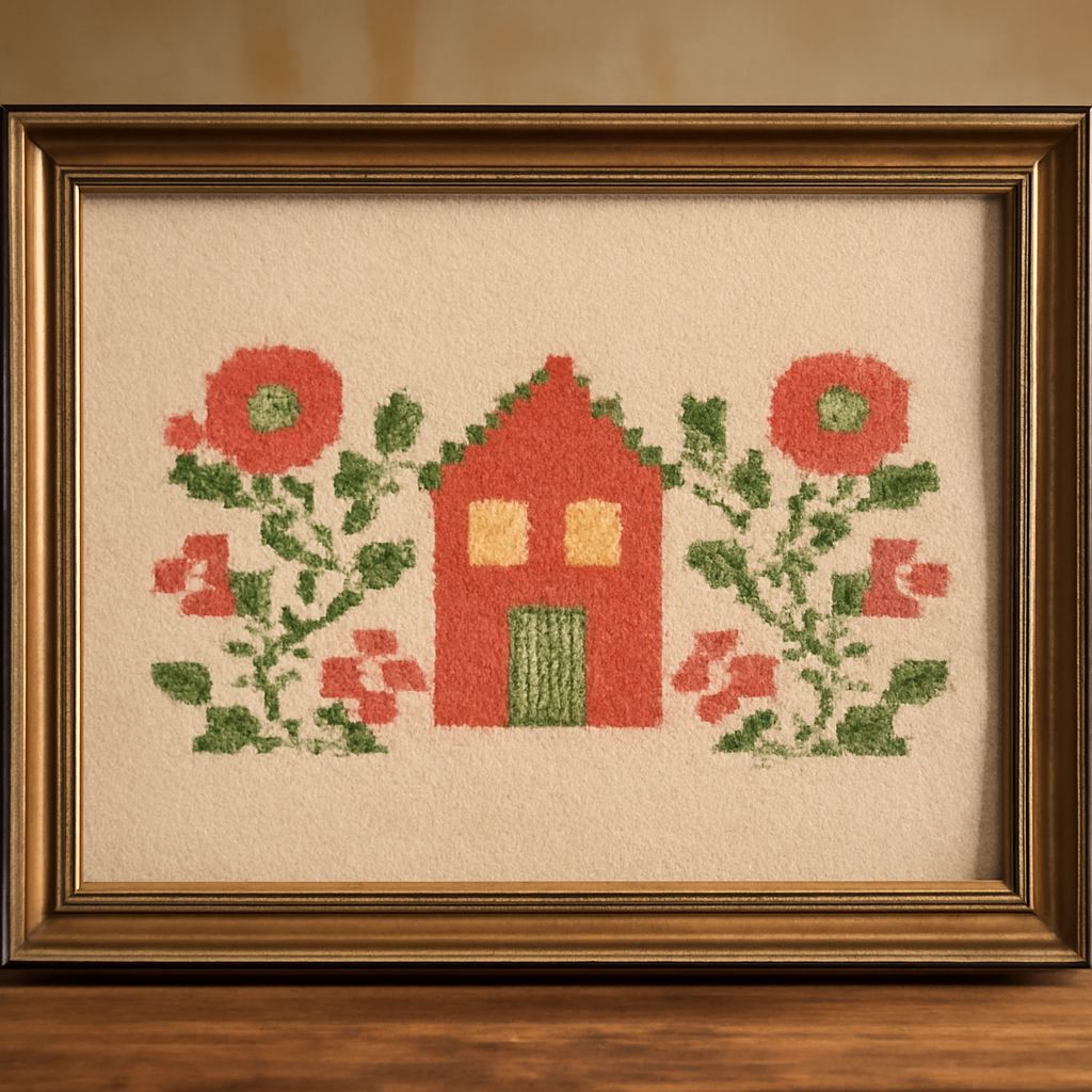 A collection of colorful cross stitch patterns