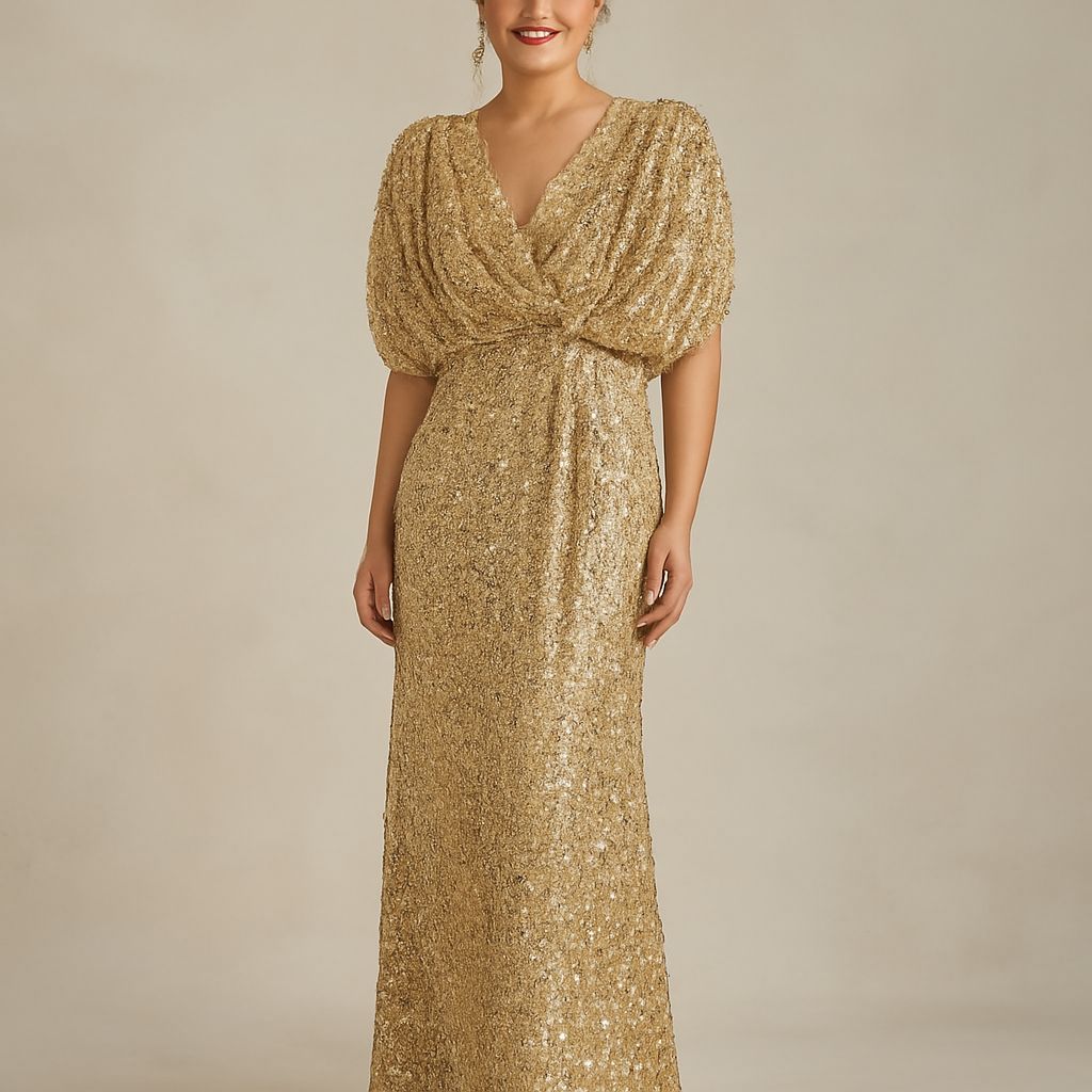 Elegant grandmother wedding dress