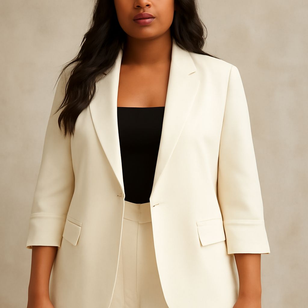 A collection of trendy plus size blazers