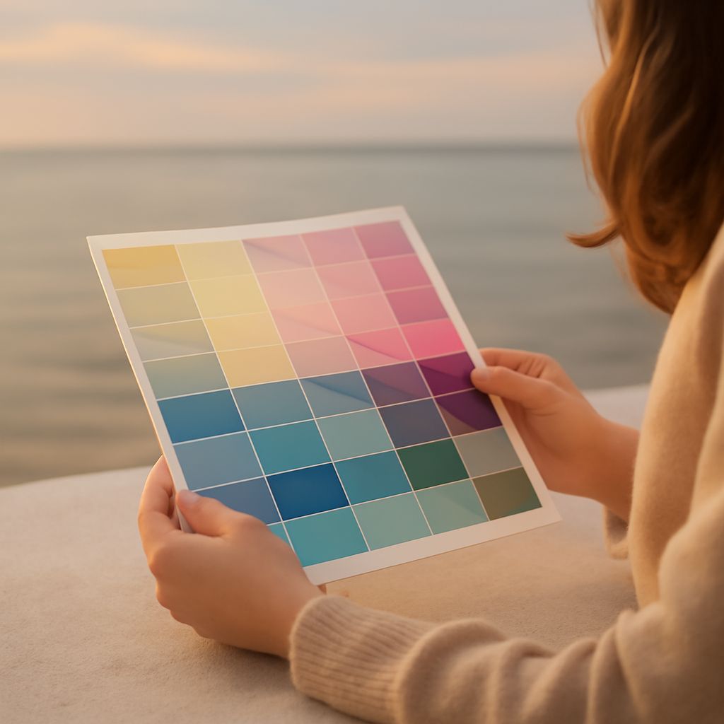 Soft summer color palette examples